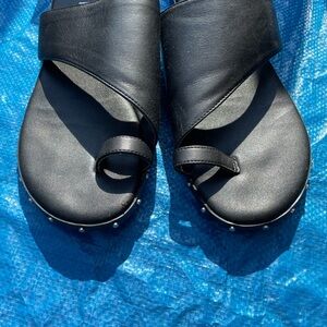 Black Leather Women's Sandals size 8.5